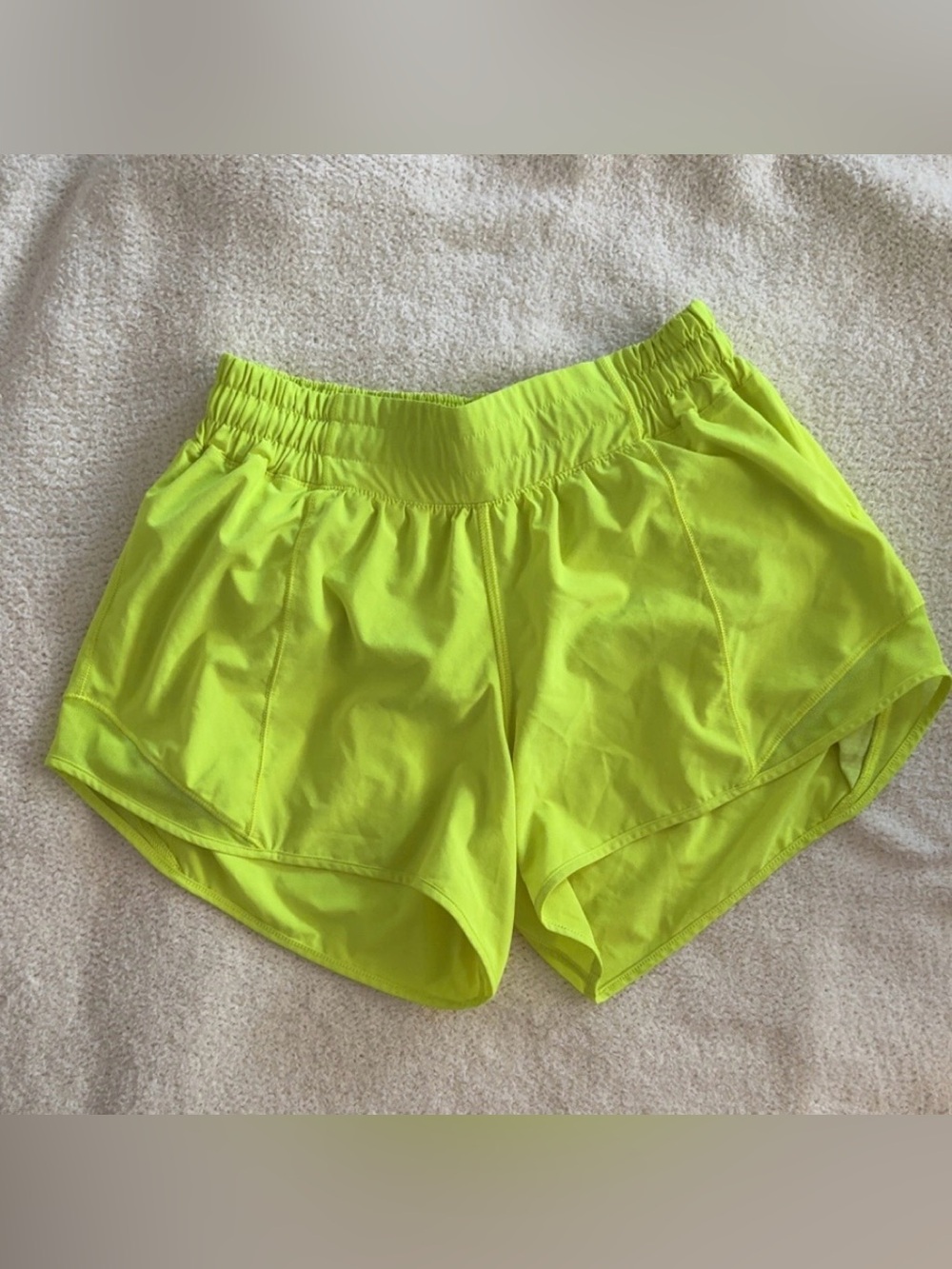 Lululemon Neon yellow shorts